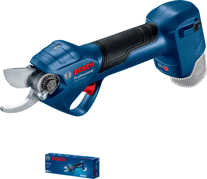 Bosch Pro Pruner 无绳修枝剪，用于修剪树枝。.