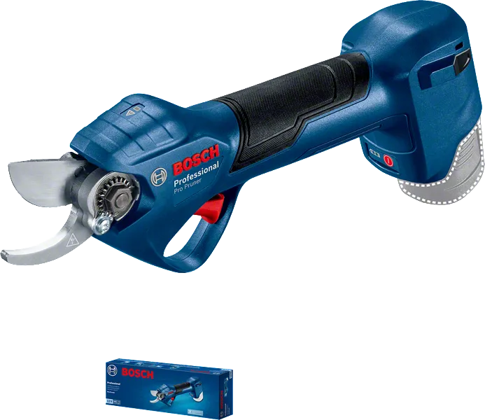 Bosch Pro Pruner 无绳修枝剪，用于修剪树枝。.