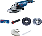 BoschGWS 24-180 角磨机及其配件。.