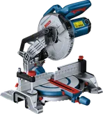 BoschGCM 216 斜切锯，配有 216 毫米刀片。.