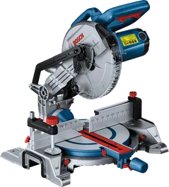 BoschGCM 216 斜切锯，配有 216 毫米刀片。.