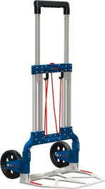 Bosch铝制 Caddy 可折叠手推车，方便运输。.