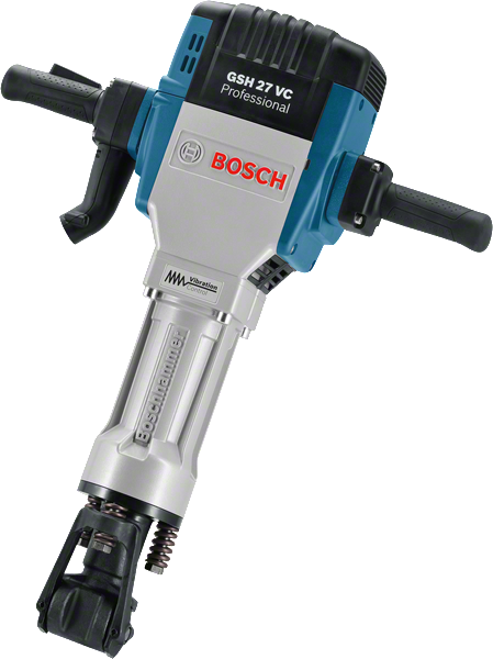 BoschGSH 27 VC 破碎锤具有高冲击能量。.