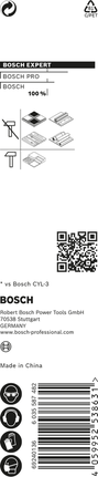 Bosch EXPERT HEX-9 MultiConstruction 钻头 4 x 45 x 90 毫米。.