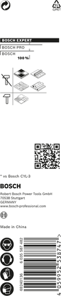 BoschEXPERT HEX-9 多功能钻头 8 x 50 x 100 毫米.