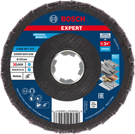 Bosch EXPERT N475 SCM X-LOCK 中型 125 毫米圆盘。.
