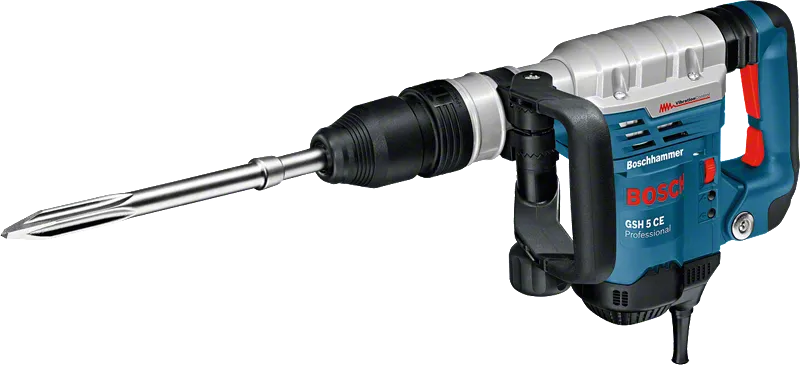 BoschGSH 5 CE 破碎锤，振动控制。.