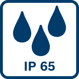 IP65防尘和防溅水保护 