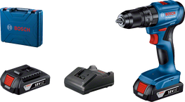 BoschGSB 185-LI 无绳电钻套装，配有电池和充电器。.