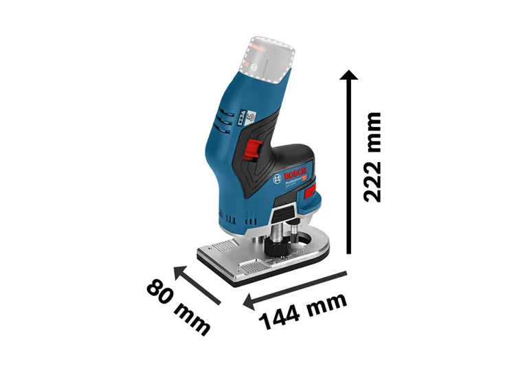 BoschGKF 12V-8 无绳掌上路由器，体积小巧。.