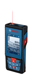 BoschGLM 100-25 C 激光测距仪，显示数字距离。
