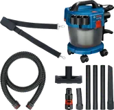 Bosch GAS 18V-10 L 无绳干湿两用吸尘器套装。.