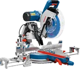 BoschGCM 12 GDL 滑动斜切锯，带 GTA 3800 支架。.