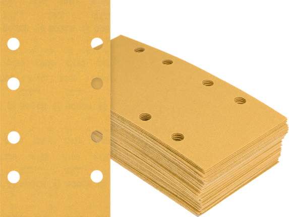 带有除尘孔的Bosch砂纸。.