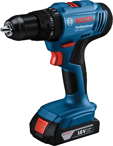 Bosch GSB 183-LI 无绳冲击钻/起子机，18V。.