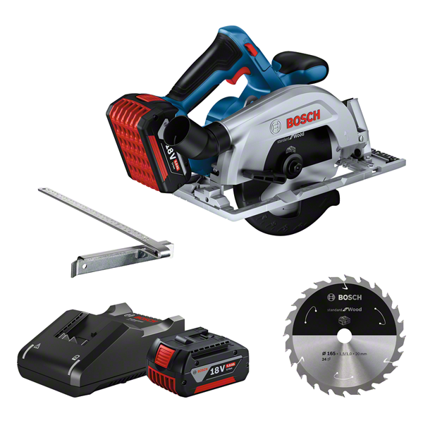 BoschGKS 185-LI 无绳圆锯，配备 18V 电池。.