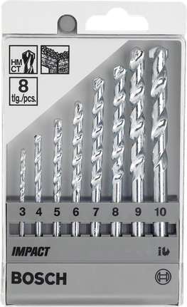 Bosch8 件套冲击钻头套装.