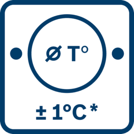 红外测量精度 ± 1.0 °C加上使用过程中产生的偏差
