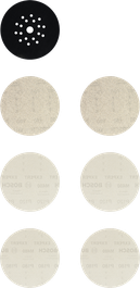 Bosch EXPERT M480 打磨网套装 225 毫米，7 件。.