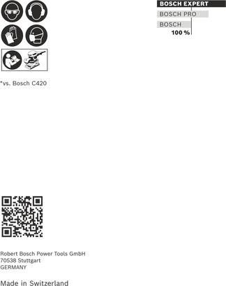 Bosch EXPERT C470 砂纸套装 80×133 毫米。.