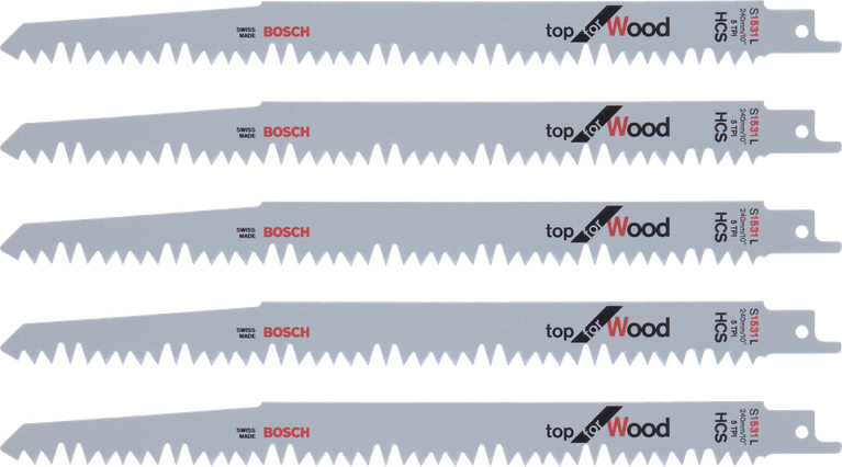 BoschS 1531 L 木材锯片，长度 240 毫米。.