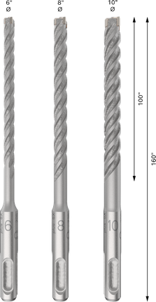 Bosch PRO SDS plus-5X 锤钻头套装 6/8/10 毫米。.