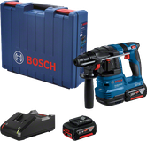 BoschGBH 185-LI 无绳旋转锤，配有电池、充电器和外壳。.