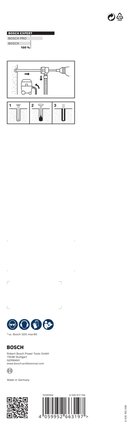 BoschEXPERT SDS Clean max-8X 锤钻头套装 22 x 400 x 650.