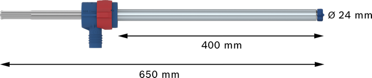 Bosch EXPERT SDS Clean max-8X 锤钻头 24x400x650 毫米。.