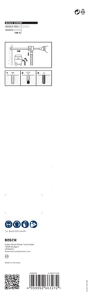 Bosch EXPERT SDS Clean max-8X 锤钻头套装 25×400×650。.