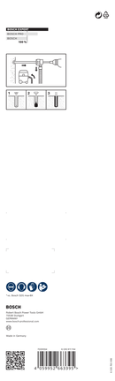 Bosch EXPERT SDS Clean max-8X 锤钻头套装 30 x 400 x 650。.