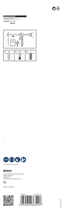 BoschEXPERT SDS Clean max-8X 3/8″ 钻头套装.