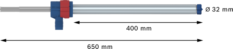 Bosch EXPERT SDS Clean max-8X 锤钻头 32x650 毫米。.