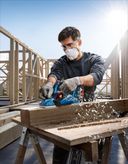 BoschGHO 185-LI 无绳刨床，可平整木材。.