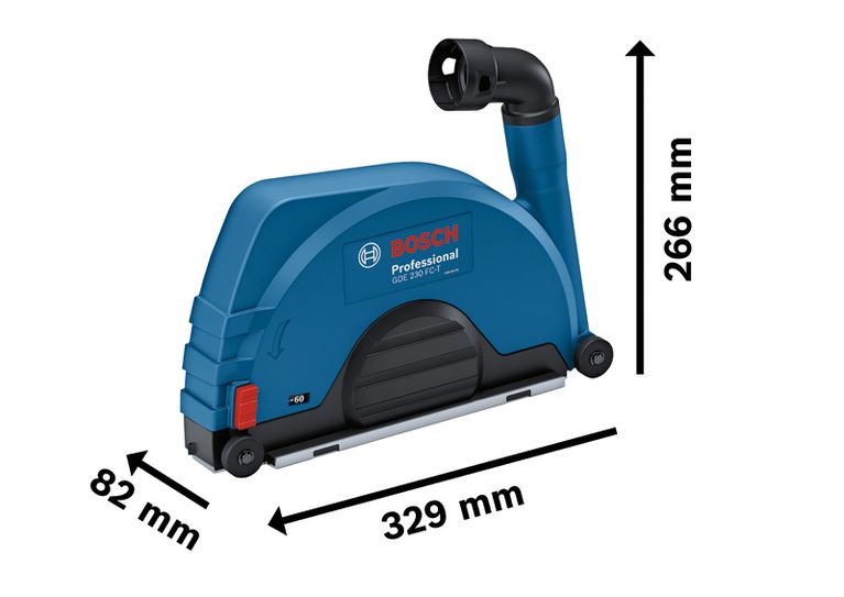 Bosch GDE 230 FC-T 除尘防护罩，系统配件。.