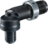 Bosch12V 角头，配有 1/4 英寸快速更换卡盘。.