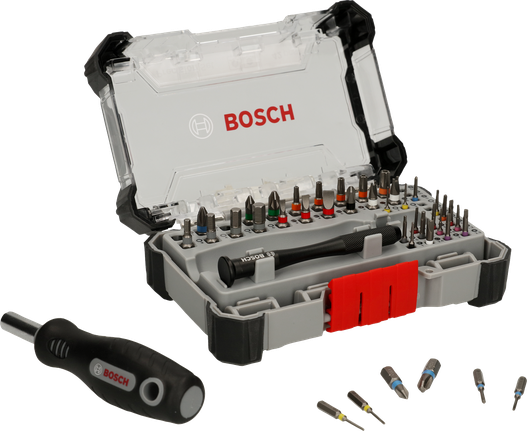 Bosch32 件螺丝刀头和棘轮套装。.