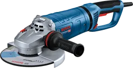 BoschGWS 27-180 PR 角磨机配有符合人体工程学的手柄。.