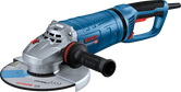BoschGWS 27-230 PR 角磨机配有符合人体工程学的手柄。.