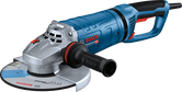 BoschGWS 27-230 PR 角磨机配有符合人体工程学的手柄。.
