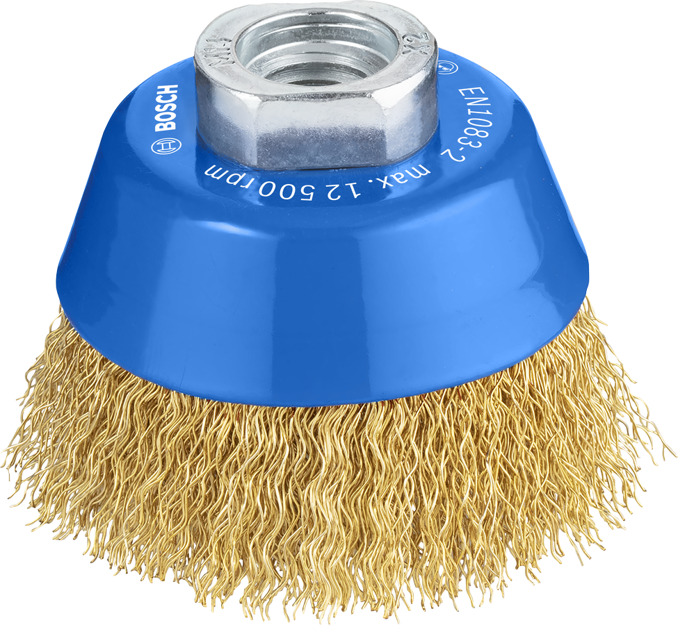 BoschPRO 金属清洁杯刷 70 毫米，适用于角磨机.