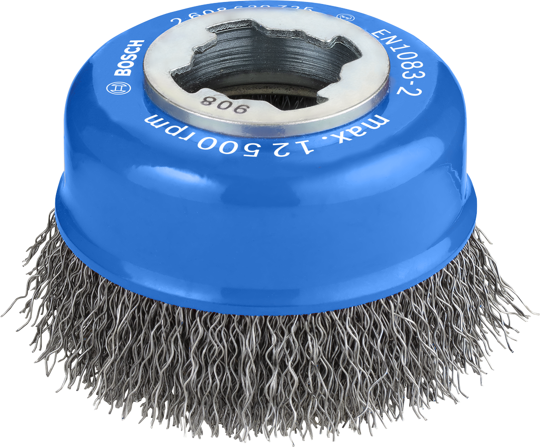 Bosch PRO Metal clean X-Lock 杯刷，75 毫米线。.