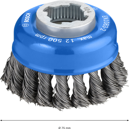 Bosch PRO 金属重型 X-Lock 杯刷 75 毫米。.