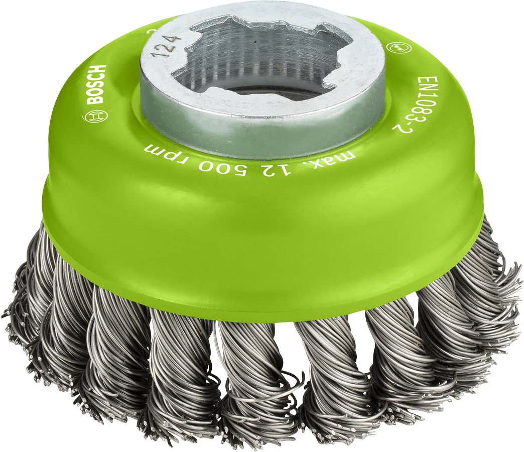 Bosch PRO 不锈钢 X-Lock 杯刷 75 毫米。.