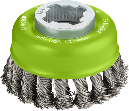 Bosch PRO 不锈钢 X-Lock 杯刷 75 毫米。.