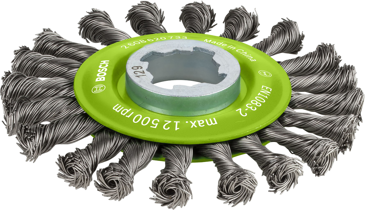 Bosch PRO X-Lock 不锈钢打结线轮 115 毫米。.