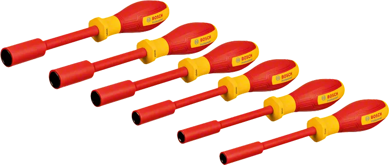BoschVDE 套筒扳手套装 6 件绝缘手动工具。.