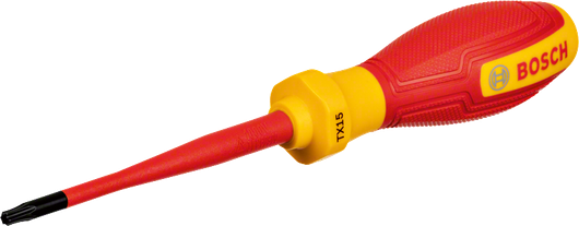 BoschVDE 螺丝刀 TX15 绝缘手柄。.