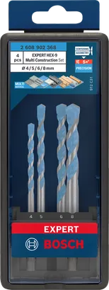 BoschEXPERT HEX-9 多功能建筑钻头套装 4 件套.