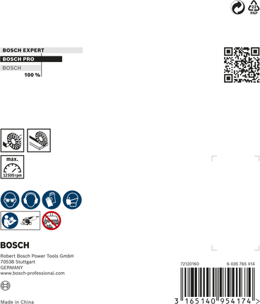 Bosch PRO Metal 重型 X-Lock 钢丝轮 115 x 0.5 毫米.